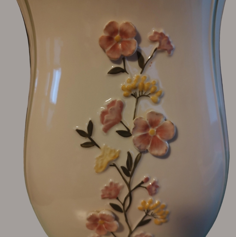 Vtg Ceramic Wastebasket - Picture 3 of 5